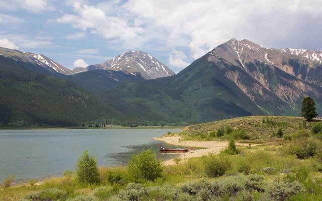 Twin Lakes on Highway 82
