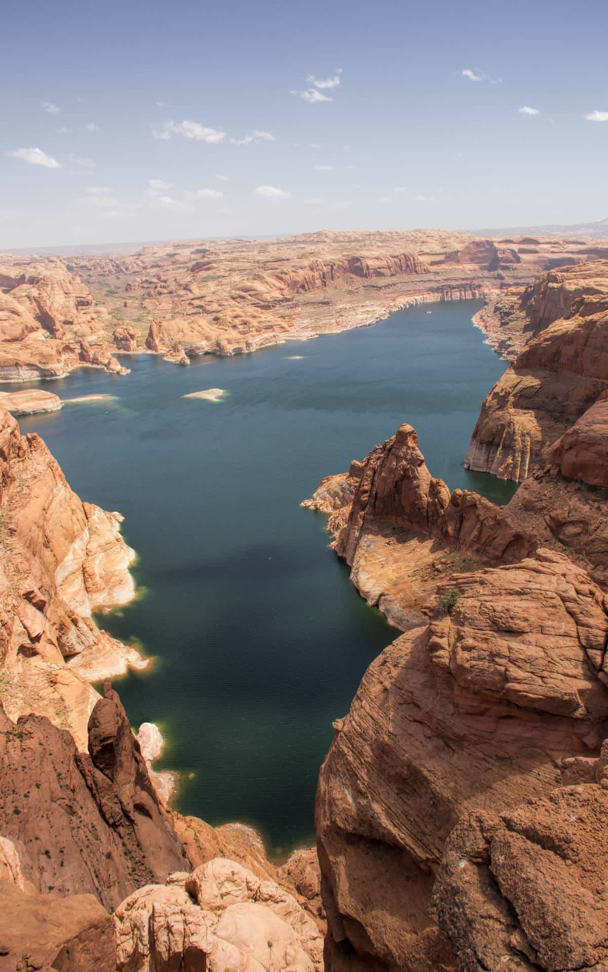 Along the rim of Lake Powell