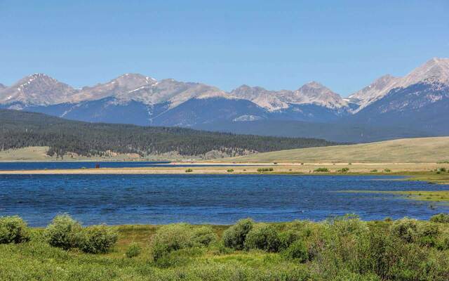 The view from Taylor Park Reservoir, Gunnison CO