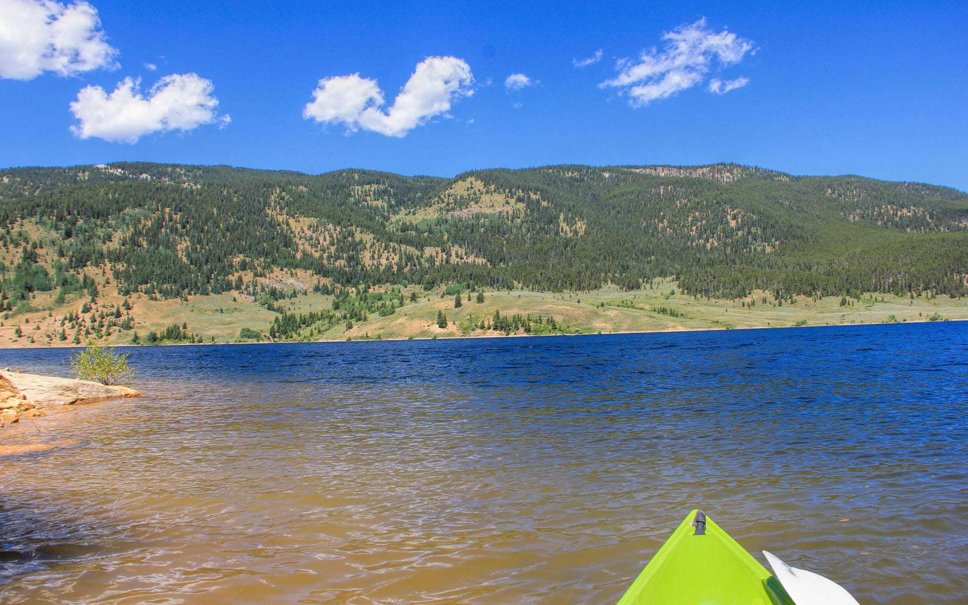 Kayaking Taylor Park Reservoir, Gunnison CO